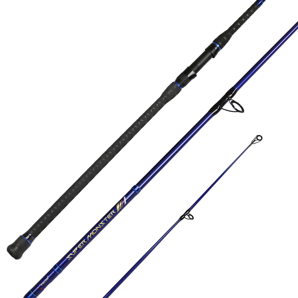 Fiblink Surf Spinning Fishing Rod Carbon Travel Surf Rod 2 Piece Saltwater Spinning  Fishing Rod 12', Spinning Rods -  Canada