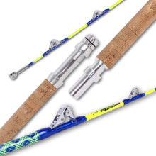 Fiblink 1-Piece/2-Piece Saltwater Offshore Trolling Rod Big Game Rod Conventional Boat Fishing Pole (5’, 5’6”, 6’)