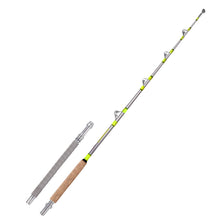 Fiblink 1-Piece/2-Piece Saltwater Offshore Trolling Rod Big Game Rod Conventional Boat Fishing Pole (6’, 6’6”)