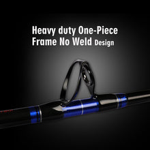 Fiblink 1-Piece/ 2-Piece Saltwater Offshore Trolling Rod Big Game Rod Conventional Boat Fishing Pole