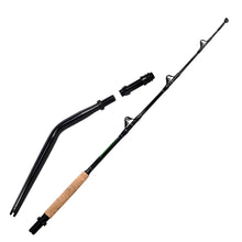 Fiblink Saltwater Offshore Fishing Rod 2 Piece Portable Deep Sea Trolling Rod Conventional Boat Fishing Pole with Cork Grip and Aluminum Butt (5'6"/6',80-120lbs/120-200lbs)