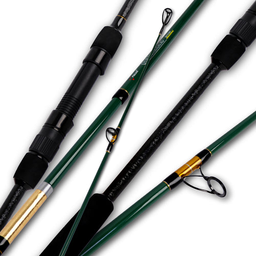 Fiblink Surf Fishing Rod Carbon Spinning Rod Portable Travel Beach Surf Rod Hunter Green Saltwater Surf Fishing Pole 9'/10'6