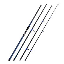 Fiblink Surf Fishing Rod Carbon Surf Spinning Rod Portable Travel Saltwater Beach Blue Surf Rod with SuperPolymer Handle 8'6"/10'/12'/15'