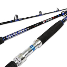 Fiblink 1-Piece/ 2-Piece Saltwater Offshore Trolling Rod Big Game Rod Conventional Boat Fishing Pole