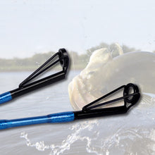 Fiblink Catfish Fishing Rod 1 Piece/2 Piece Catfishing Fishing Pole Portable Travel Heavy Cat Catfish Casting Rod (Blue,6'/7'/7'6"/8')