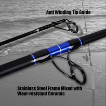 Fiblink Surf Spinning Fishing Rod Carbon Travel Surf Rod 2 Piece/3 Piece/4 Piece Spinning Fishing Rod 9'/10'/11'/12'/15'