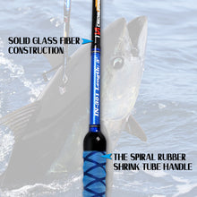 Fiblink Fishing Gaff Portable Fish Gaff with Stainless Steel Fishing Hook,Non-Slip Grip Handle and Fiberglass Shaft for Saltwater Offshore 3'/5'/6'