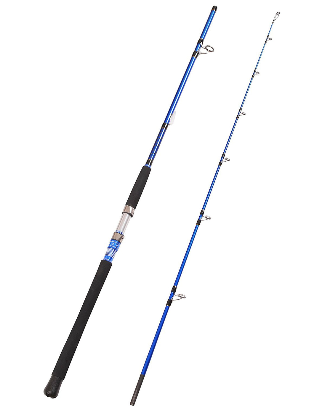 Fiblink Surf Spinning Fishing Rod Graphite Travel Fishing Rod (Blue, 8 Feet  - 2Pcs), Spinning Rods -  Canada
