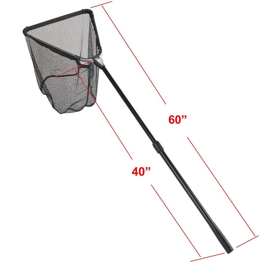0.62-1.06m Telescopic Landing Net Handle Pole 8mm Thread for Lightweight  But Strong 