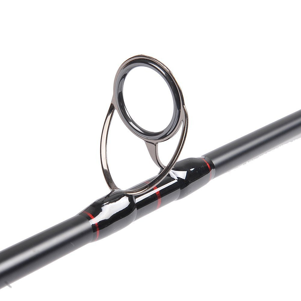  Fiblink Surf Spinning Fishing Rod 2 Piece Carbon Travel  Spinning Fishing Rod (10-Feet) : Sports & Outdoors