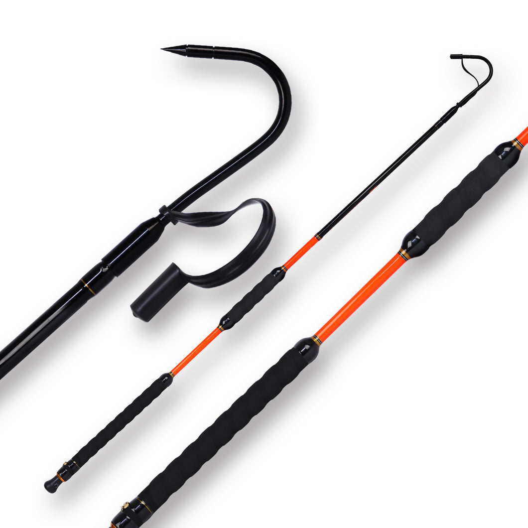Lake Solitude Fishingstainless Steel Telescopic Gaff Hook For Ice & Sea  Fishing - Cyber Monday Deal